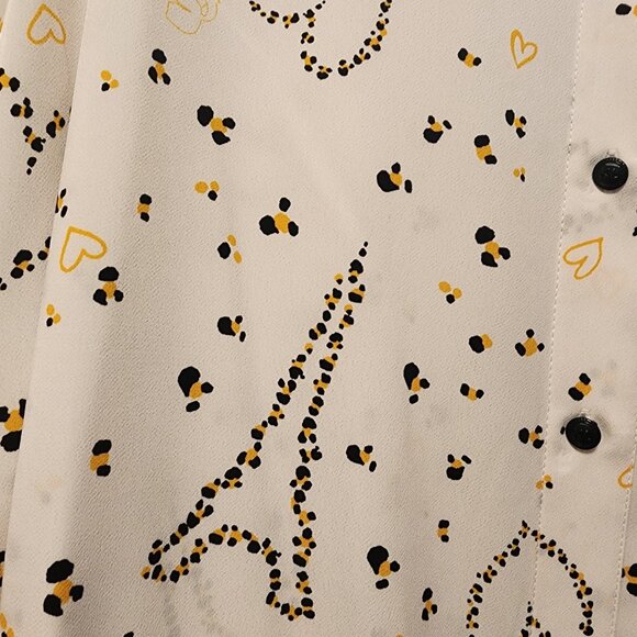 Karl Lagerfeld Belted Shirt Dress - Paris & Hearts - Picture 7 of 7